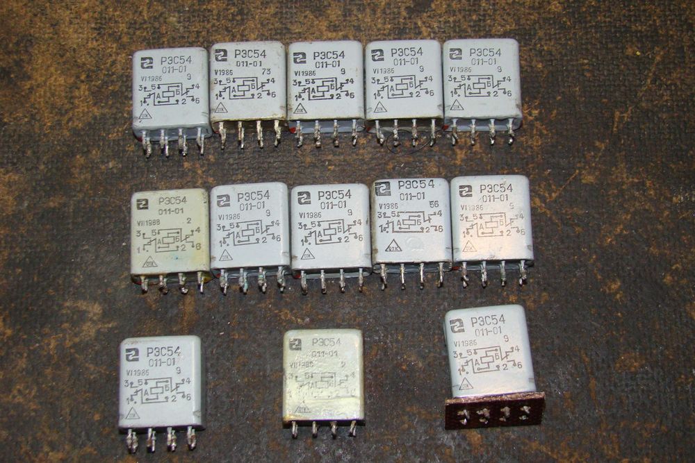 Реле РЭС54. Паспорт 011-01