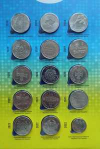 Набір з 19 монет ЗСУ  (повний комплект)