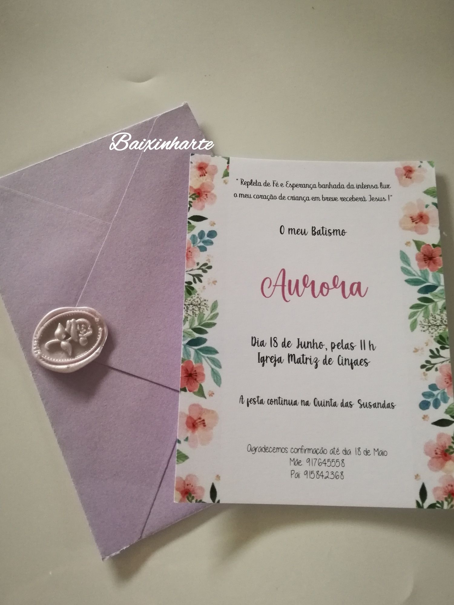 Convites personalizados