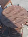 Mesa madeira jardim/terraço/varanda