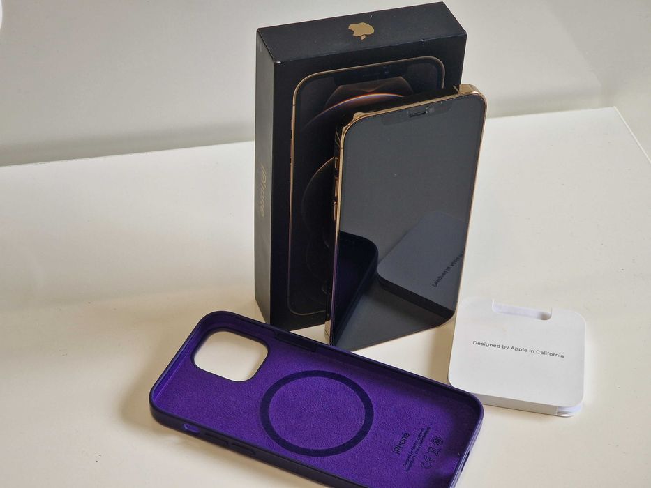 JAK NOWY Apple iPhone 12 Pro 128GB, Złoty 89%+Pokrowiec Apple Zamiana