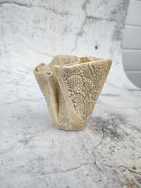 Ceramiczny Wazon Hand Made - Vintage - Jedyny taki