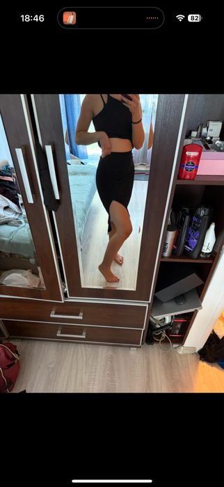 Czarna spódniczka shein 36