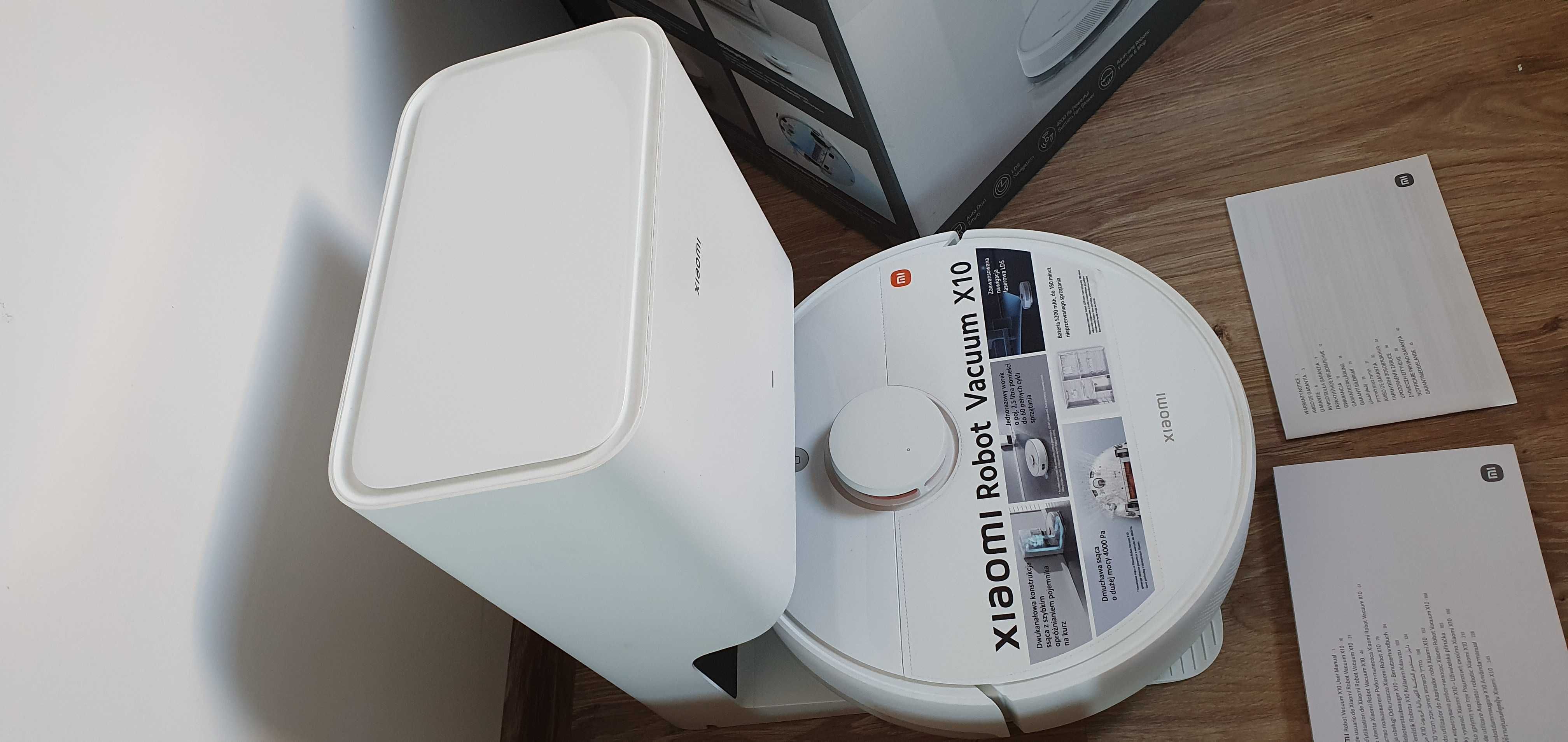 Nowy Robot Xiaomi Robot Vacuum X10 mopowanie Stacja oczyszcz. Gwar24mc