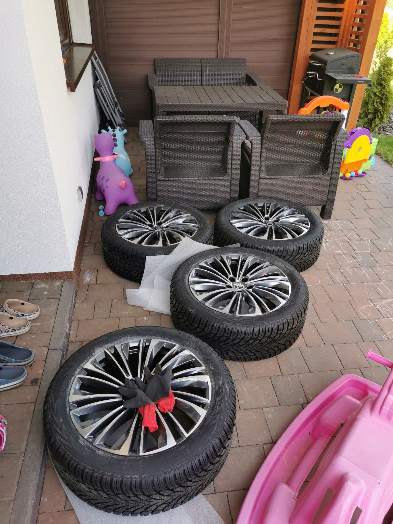 Alufelgi + opony zimowe Skoda Kodiaq 2023