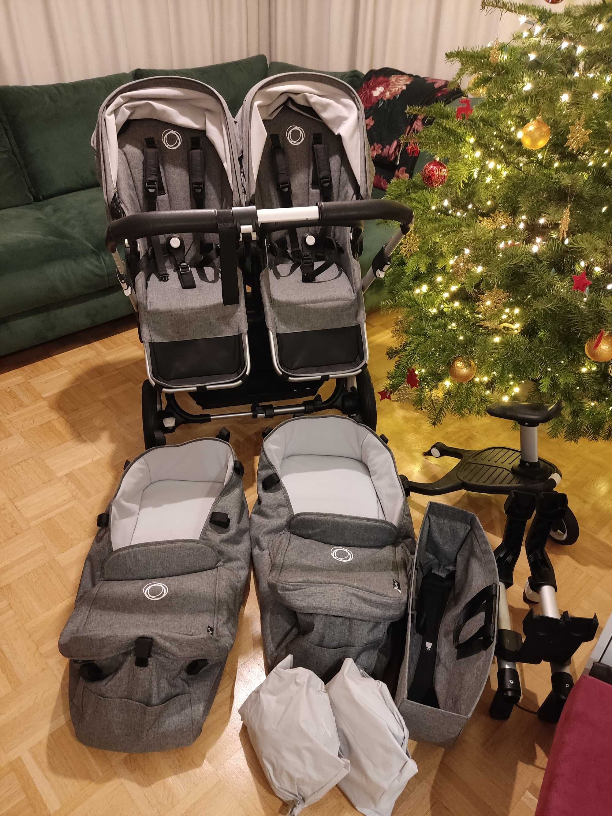 Bugaboo wózek podwójny - w BARDZO DOBRYM STANIE