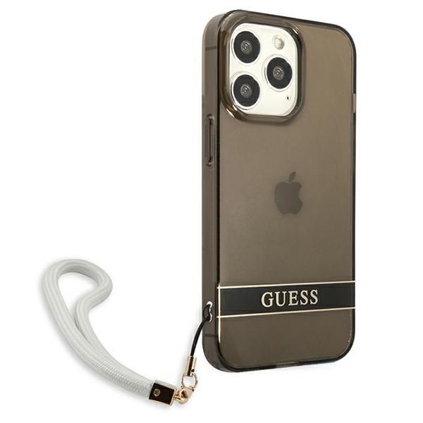 Etui Guess Translucent Stap do iPhone 13 Pro / 13 6,1" - Czarny