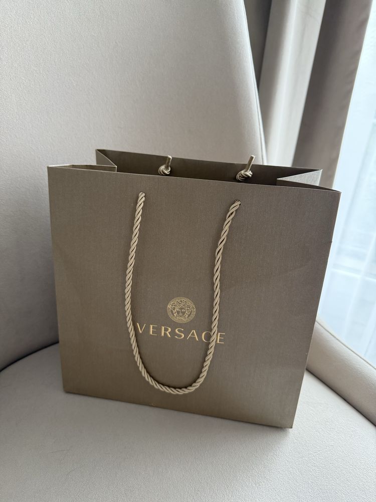Torba na prezent zegarek i pudelka Versace