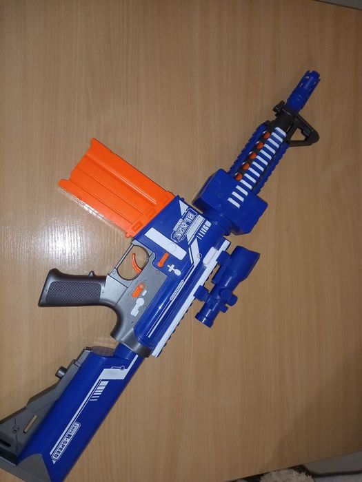 штурмова гвинтівка-бластер m16 "blaze storm" м'які патрони, оптичний п