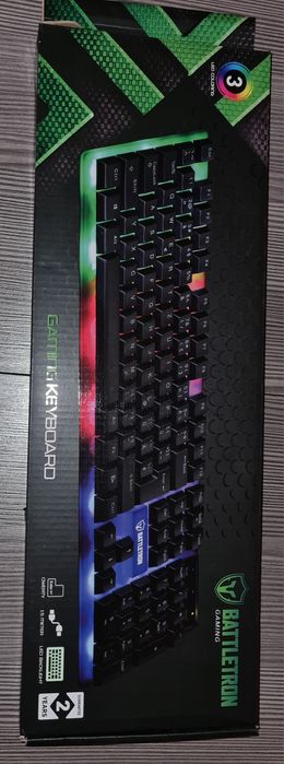 Клавіатура з підсвіткою ігрова на USB підключенні