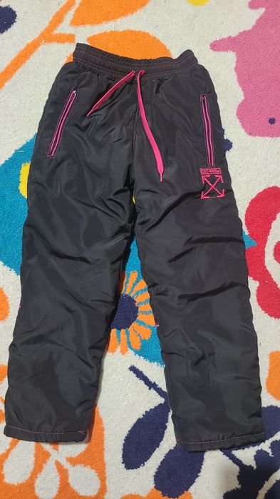 Дитячі штани зимові для дівчинки, Турція, теплі штани, штани на флісі