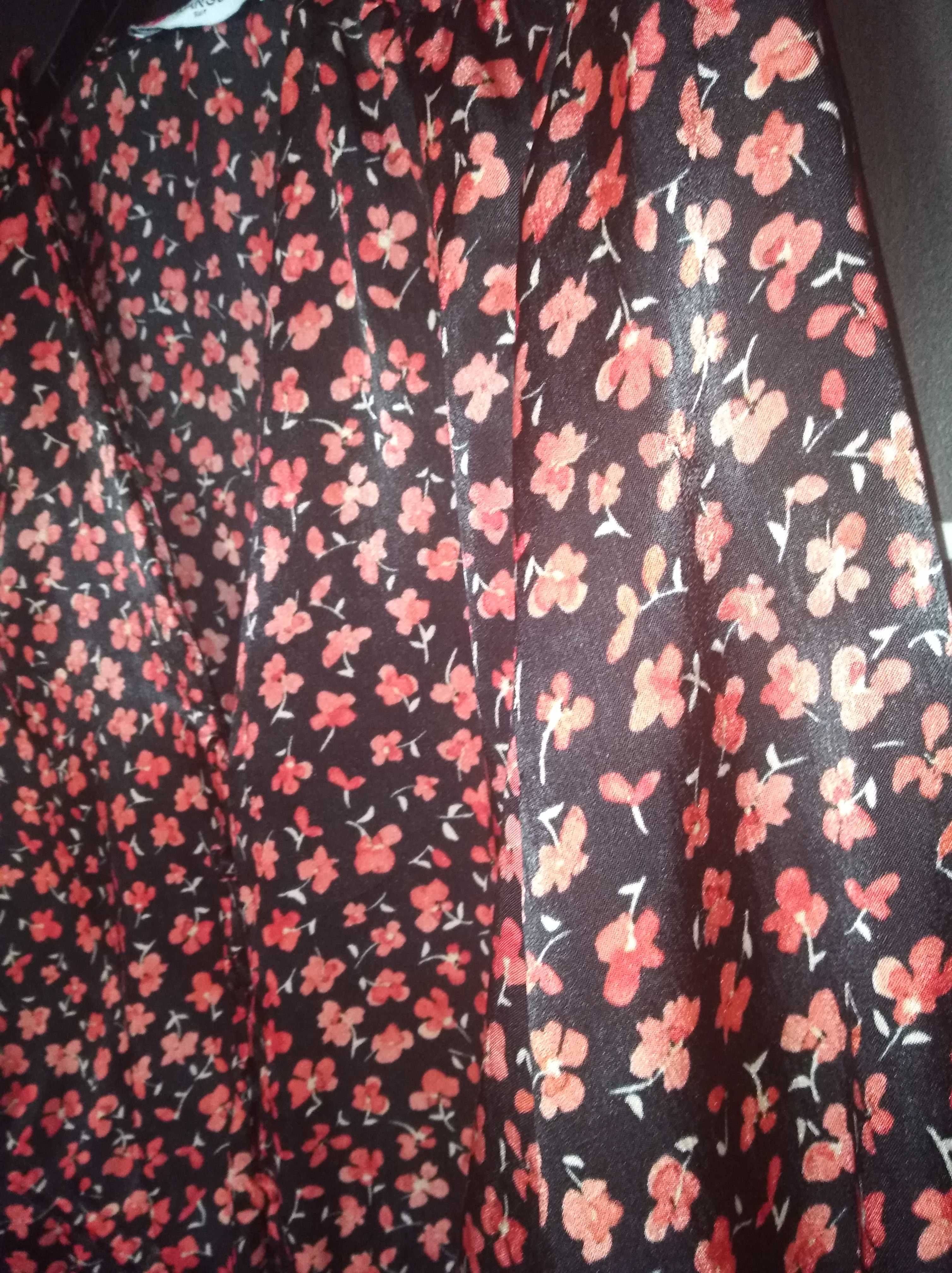 Blusa estampado flores MNG tamanho S