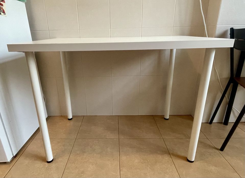 Secretária/mesa de apoio, branca - IKEA