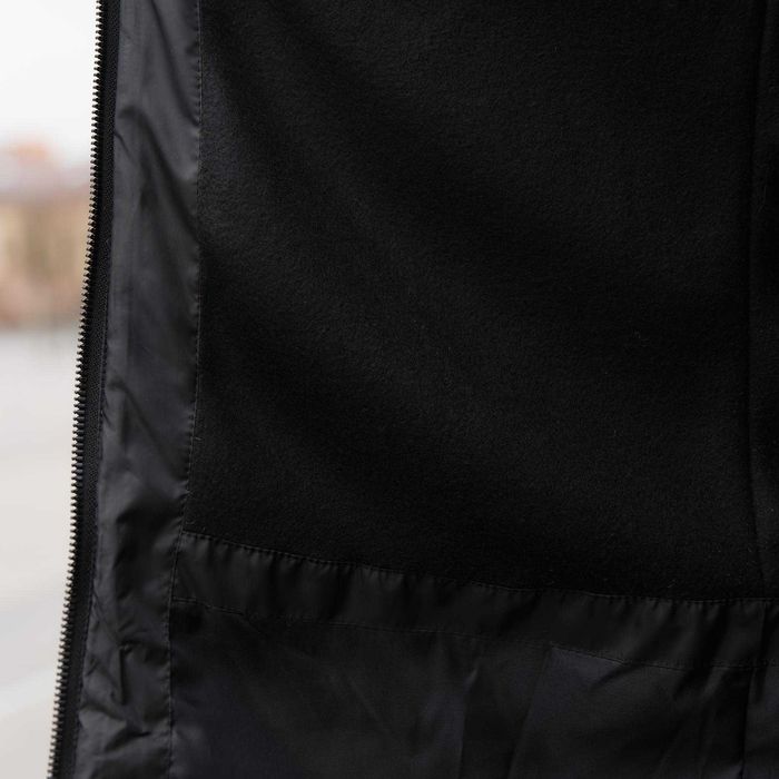 Чоловічий зимовий пуховик подовжений чорний Nike водовідштовхувальний