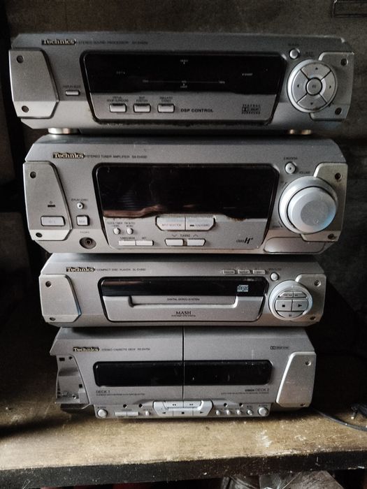 Wieża Technics Wzmacniacz radio kaseta amplituner
