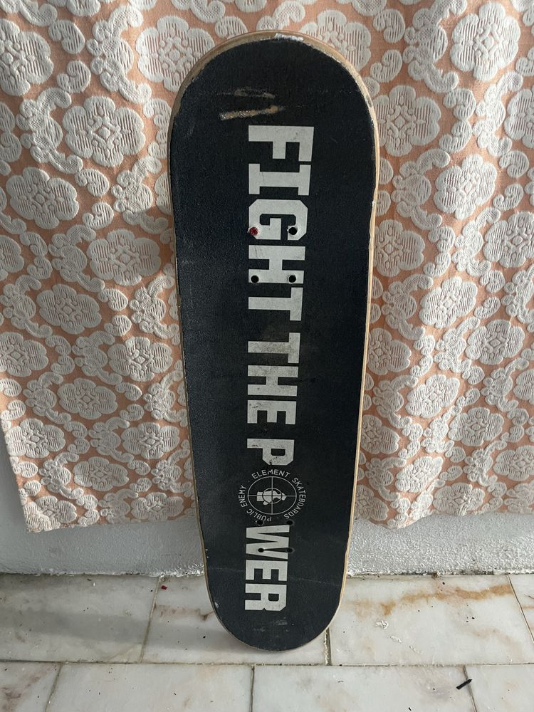 skate montado as peças