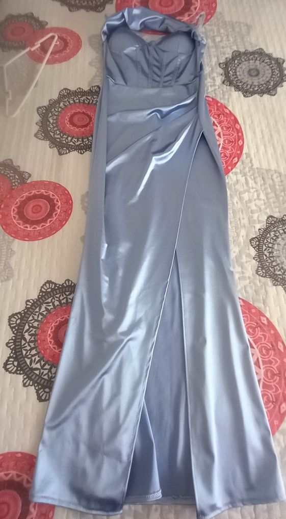 Vestido Azul usado uma vez