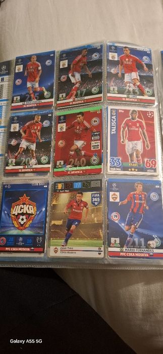 Album Panini z kartami piłkarskimi