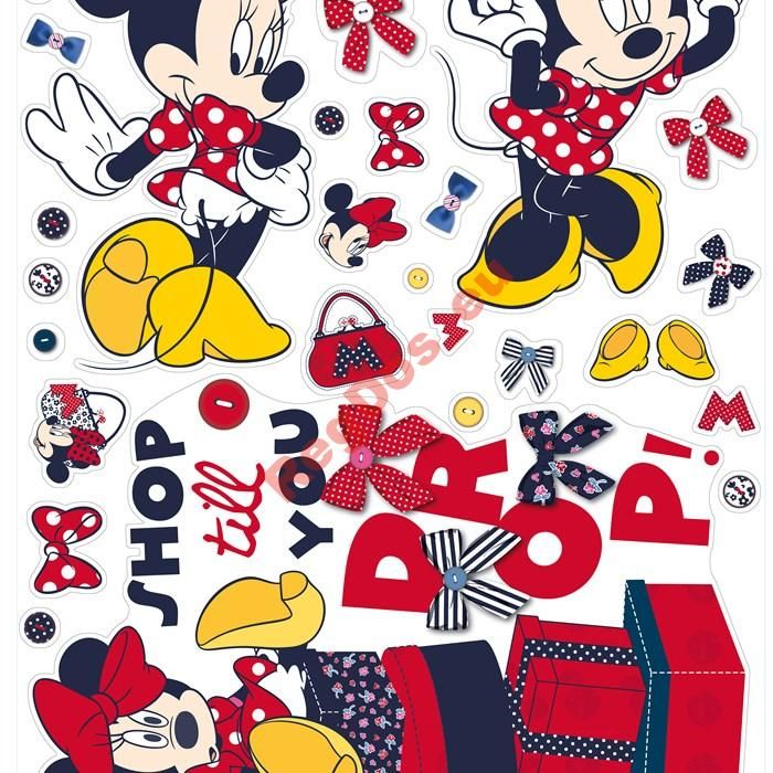 Naklejki Zestaw Naklejek Myszka Mini Minnie Mouse