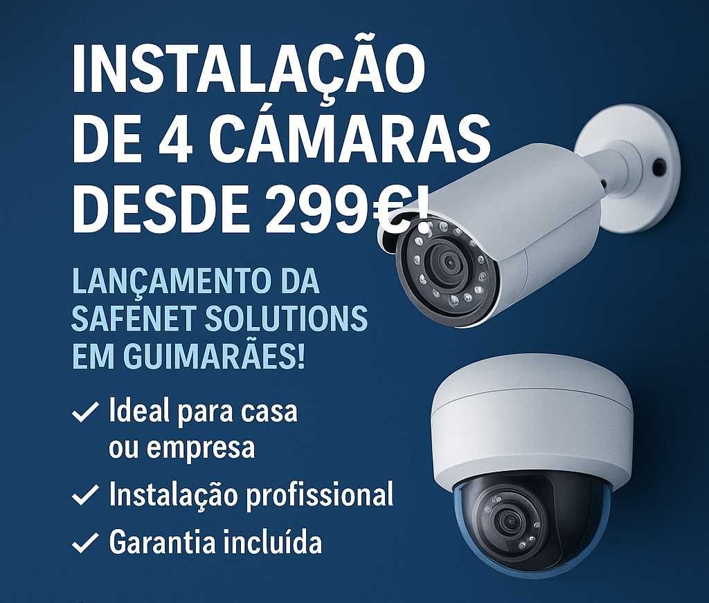 Instalação sistemas videovigilancia