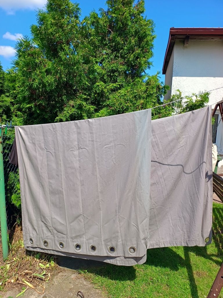 Sprzedam zasłony z kółkami na karnisz