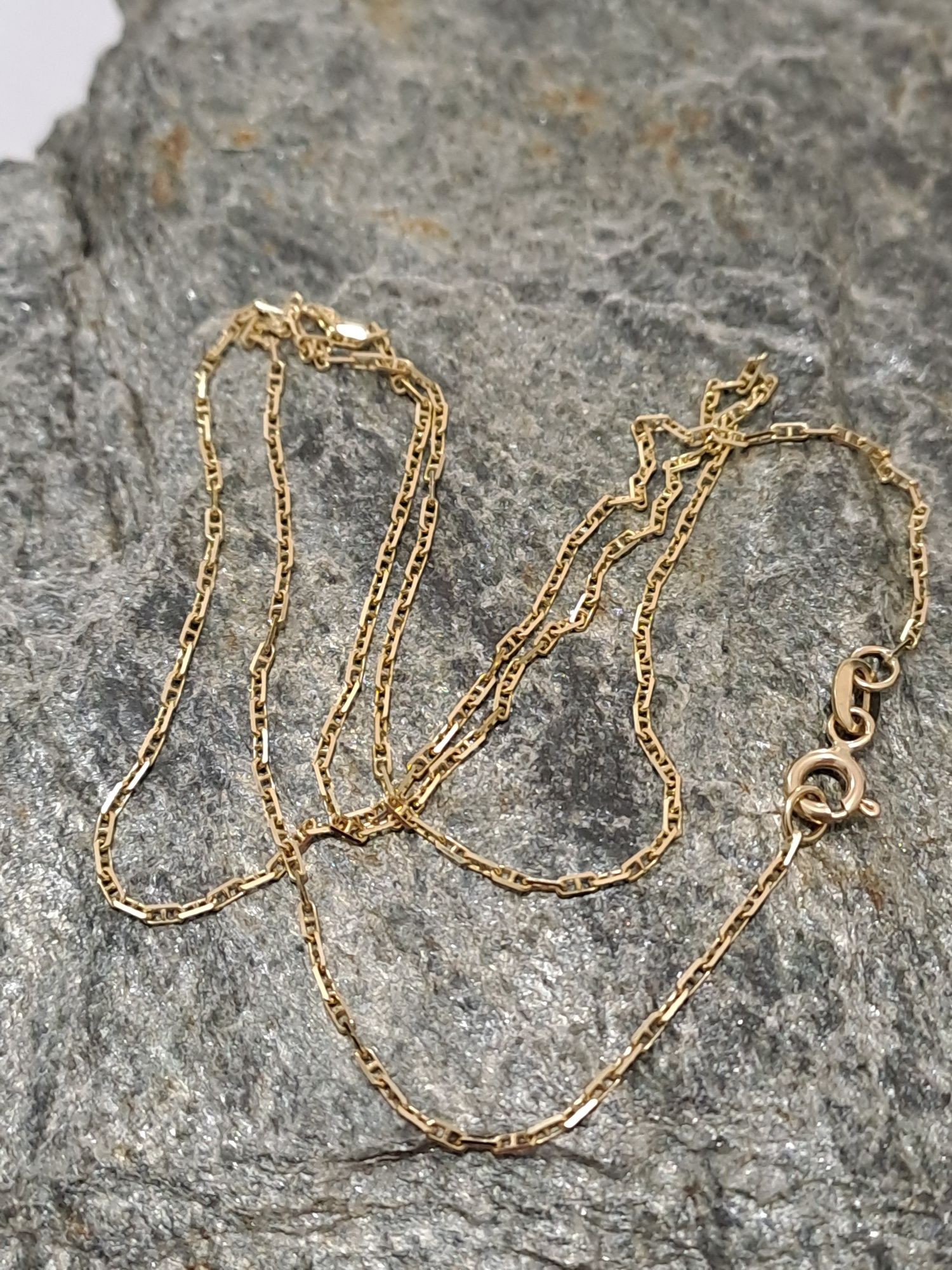 Złoty łańcuszek Ankier 585 Nowy 50 cm