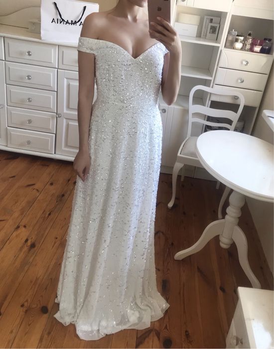 Wieczorowa suknia slubnna maya deeluxe beauut asos oh polly lou loola