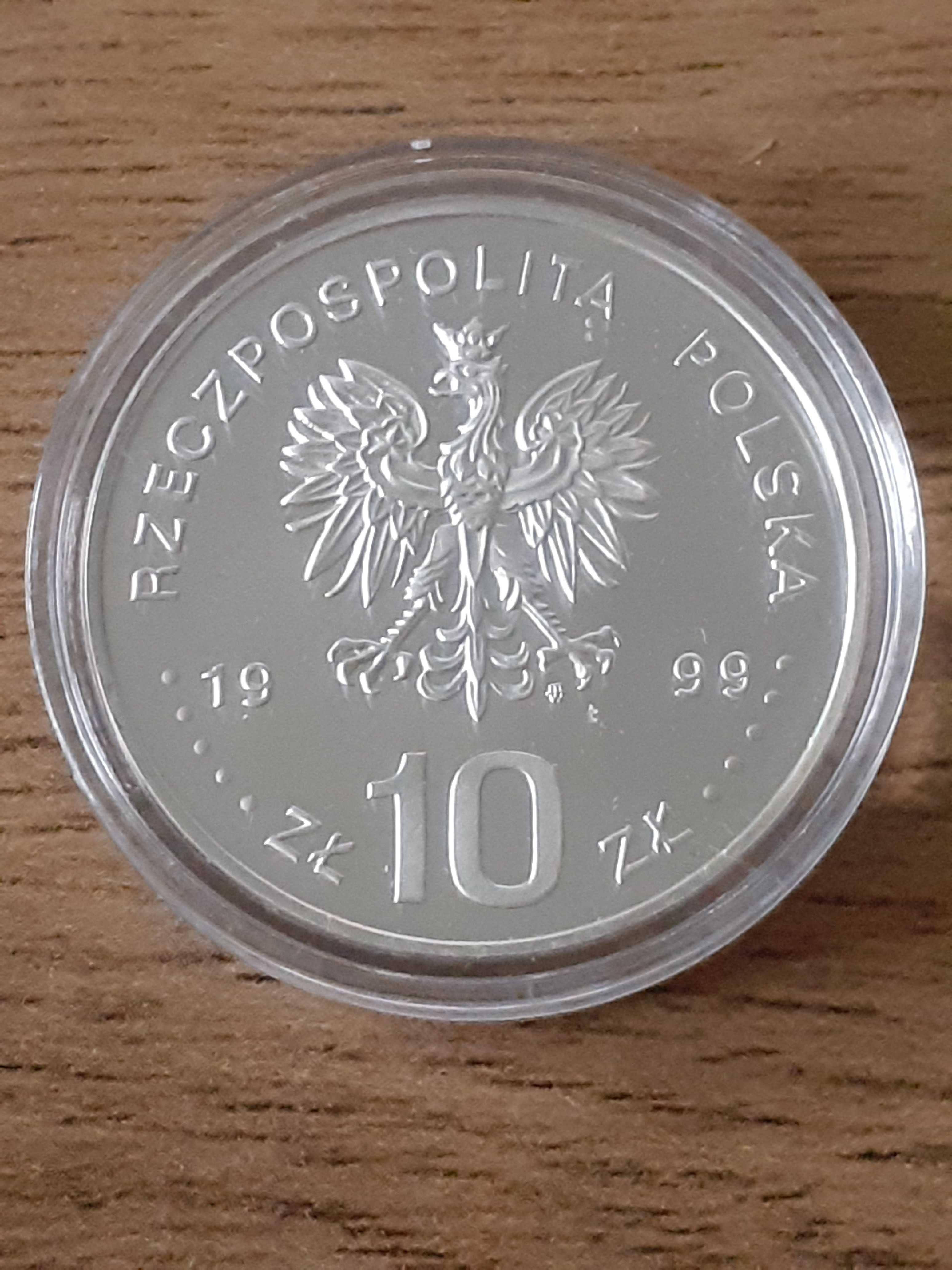 10 zł 600-lecie odnowienia Akademii Krakowskiej 1999 srebro