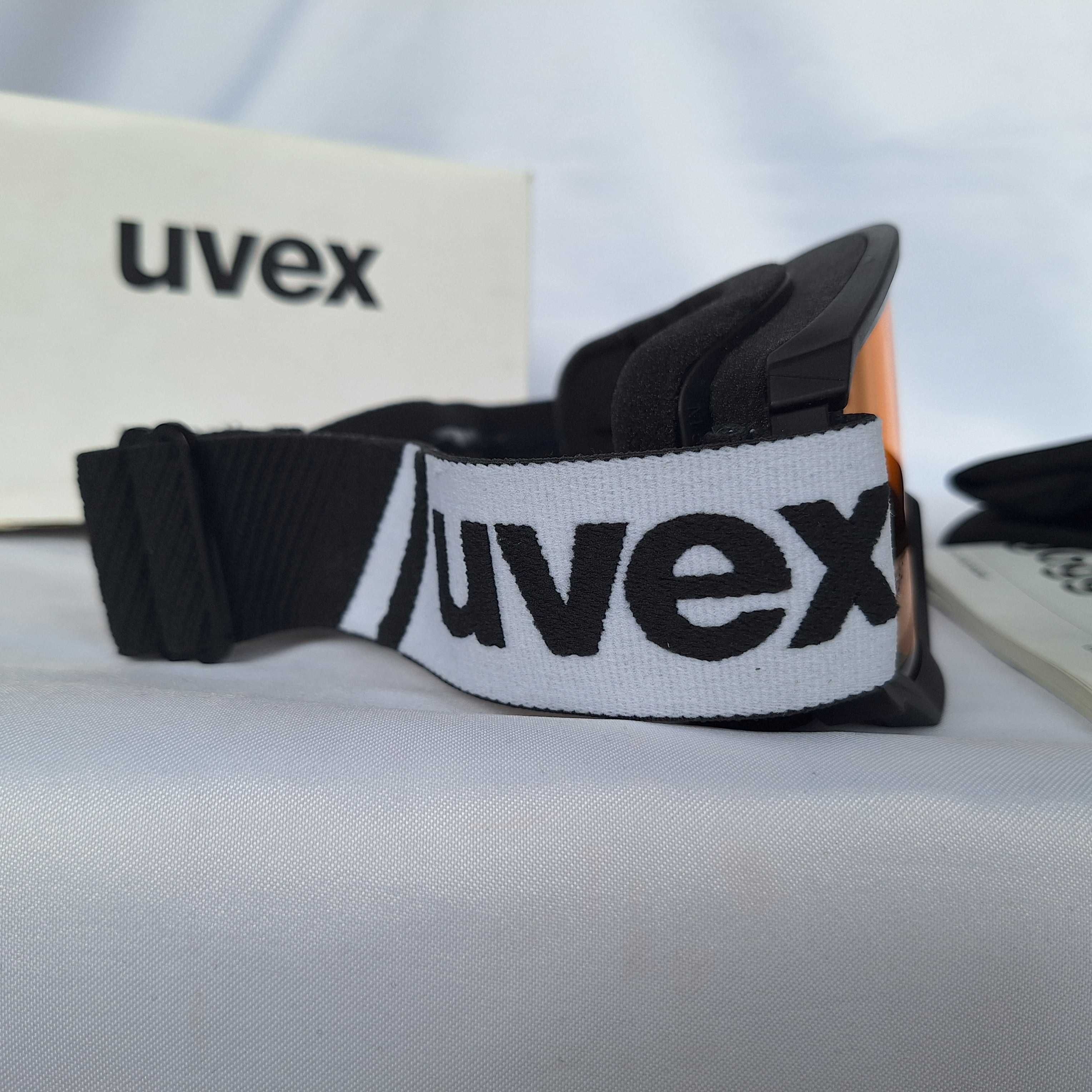Gogle narciarskie Uvex Athletic LGL Black Matt S2