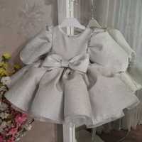 Сукня срібна 80-86см
