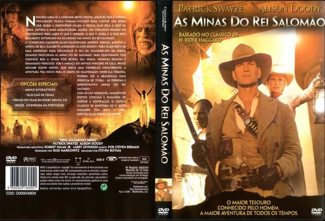 Filme DVD "As Minas do Rei Salomão"