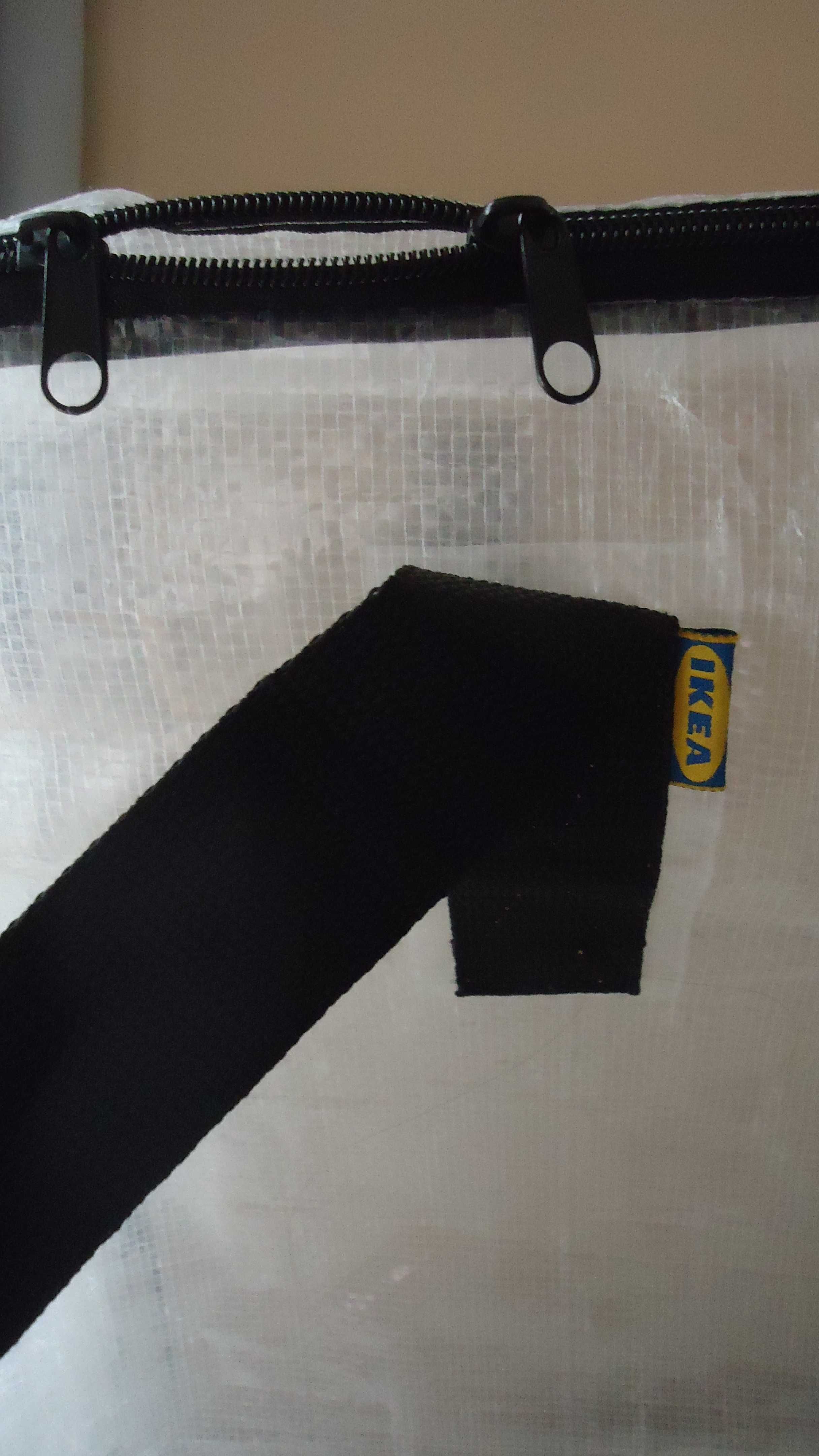2szt/25zł przezroczysta torba DIMPA toreba na pościel IKEA 65x22x65 cm
