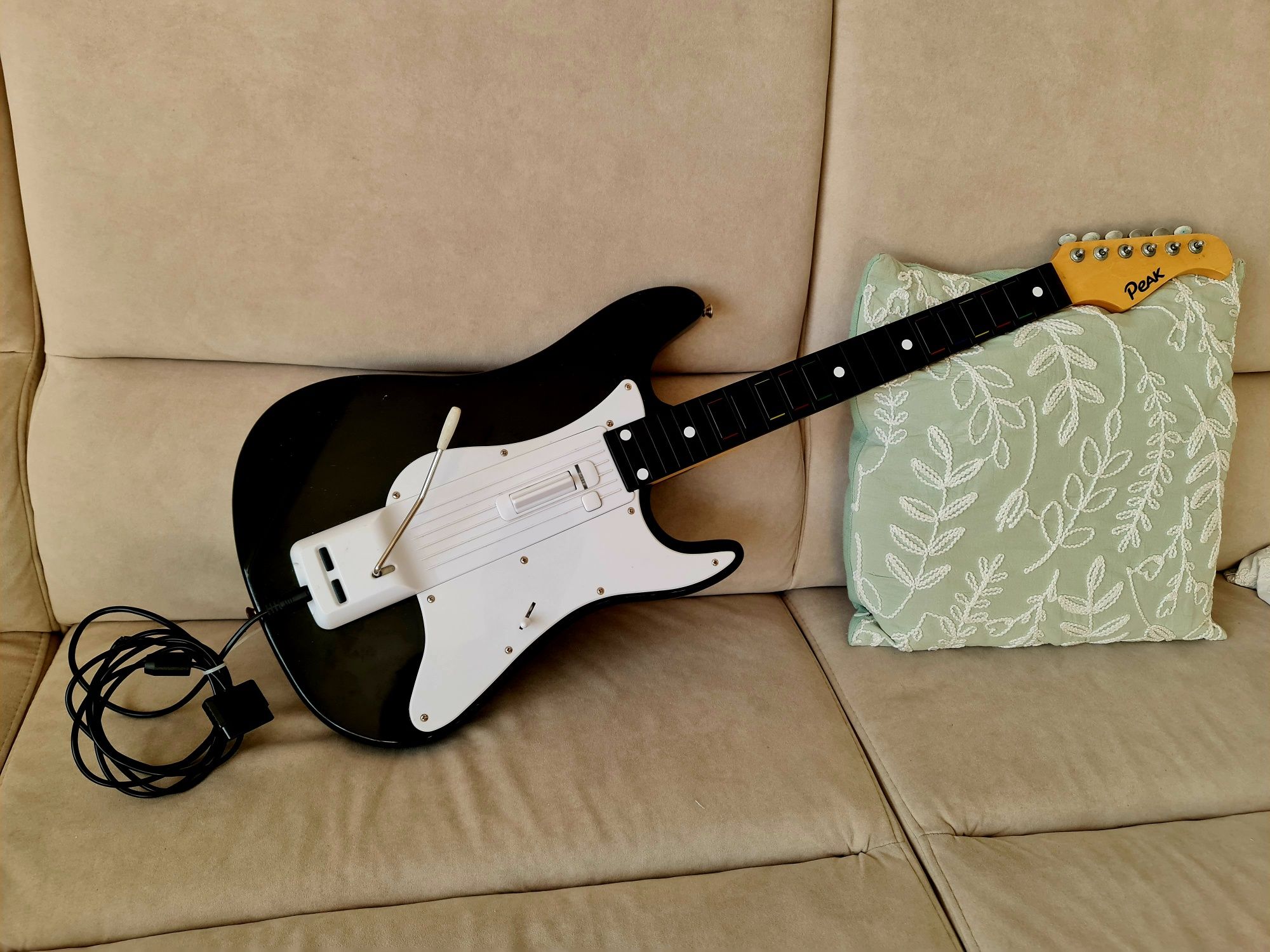 Gitara Guitar Hero Drewniana kolekcjonerska PC & PS2 - Clone Hero PEAK