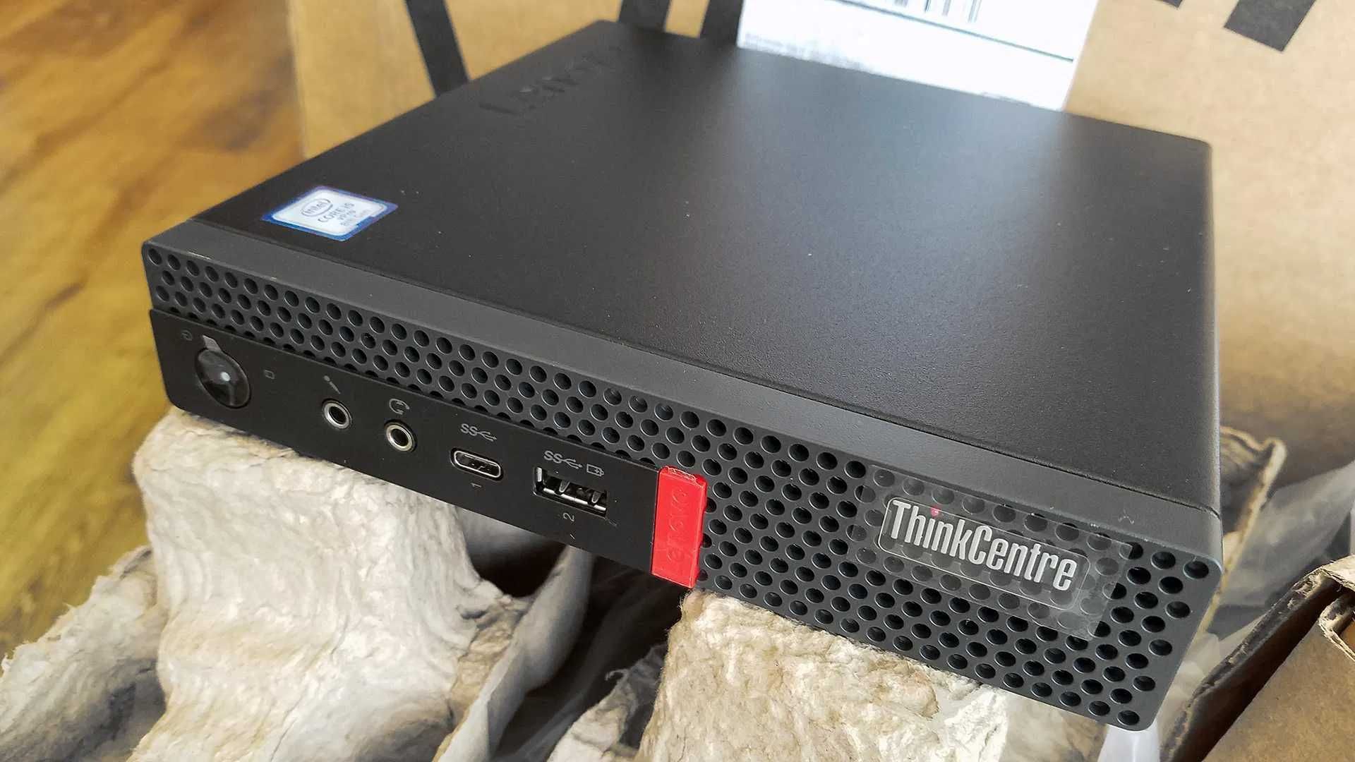 Новый неттоп Lenovo ThinkCentre M920q, i5-8400T/8GB/256+500GB/Wi-Fi+BT