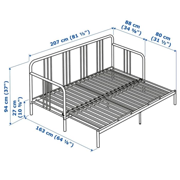 Cama individual/dupla - Fyresdal - Ikea