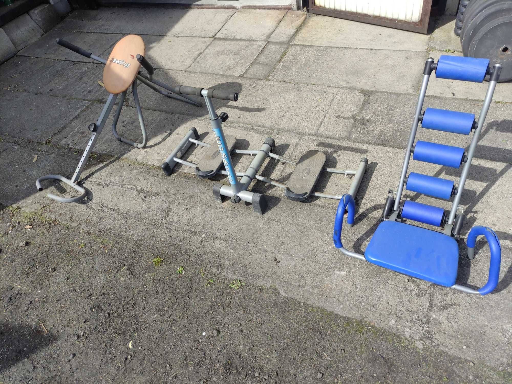 Ławka urządzenie na brzuch ab swing leg magic ab rocket 3 sztuki