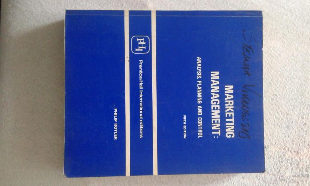 Książka Marketing Management Kotler 5th edition