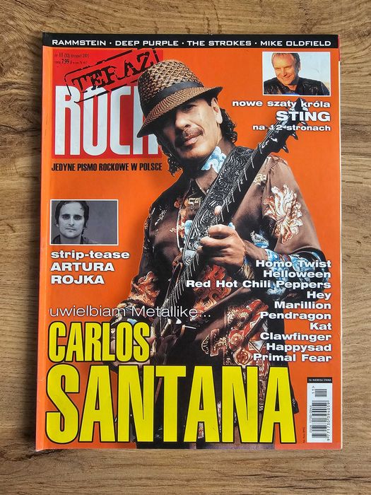 Teraz Rock (33) 11/2005 - Carlos Santana, Rammstein, Helloween, Hey