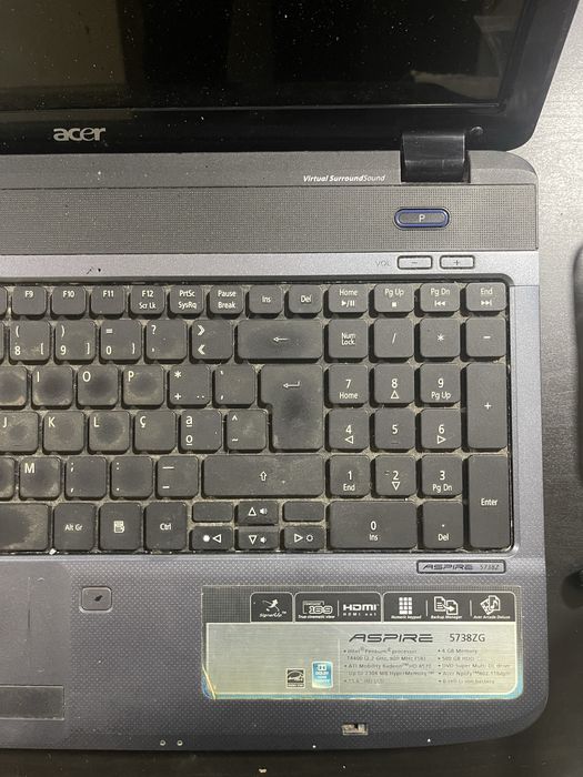 Acer Aspire 5738 ZG - Peças