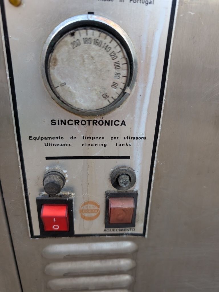 máquina limpeza ultrasons