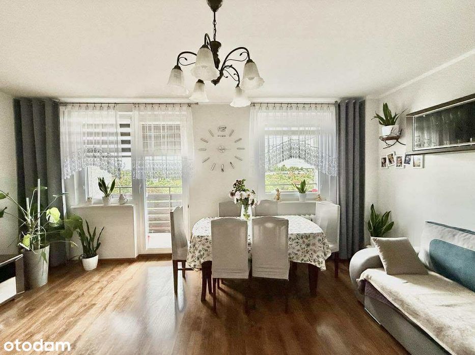 Przestronne 3-pokojowe mieszkanie z balkonem