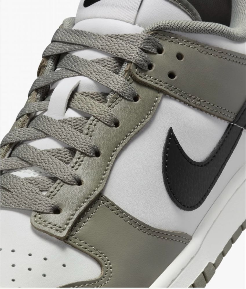 Оригінал Кросівки Nike Dunk Low Grey/White /28,5см, 29,5см,30см /