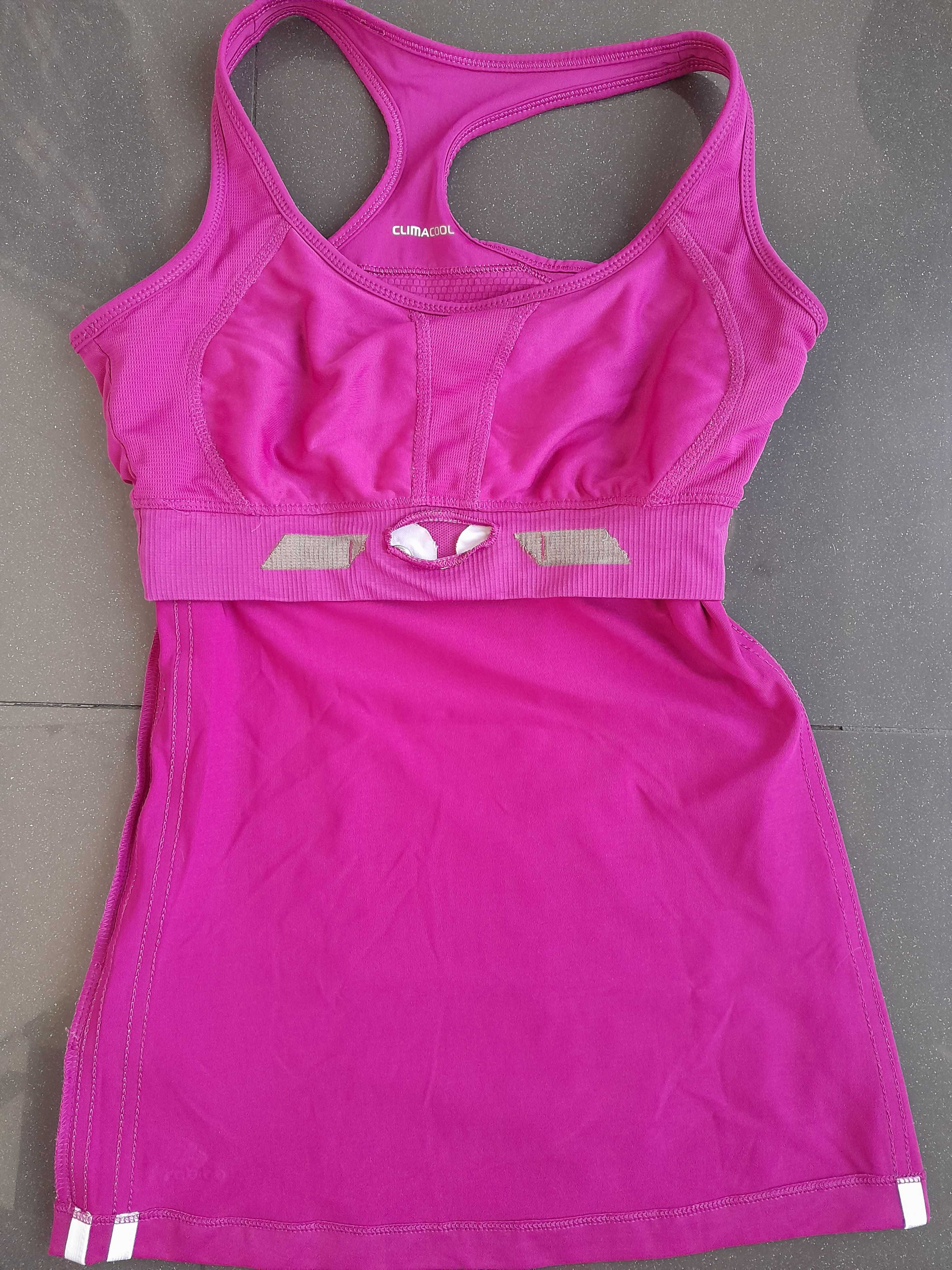 T-shirt para fitness com soutien Adidas
