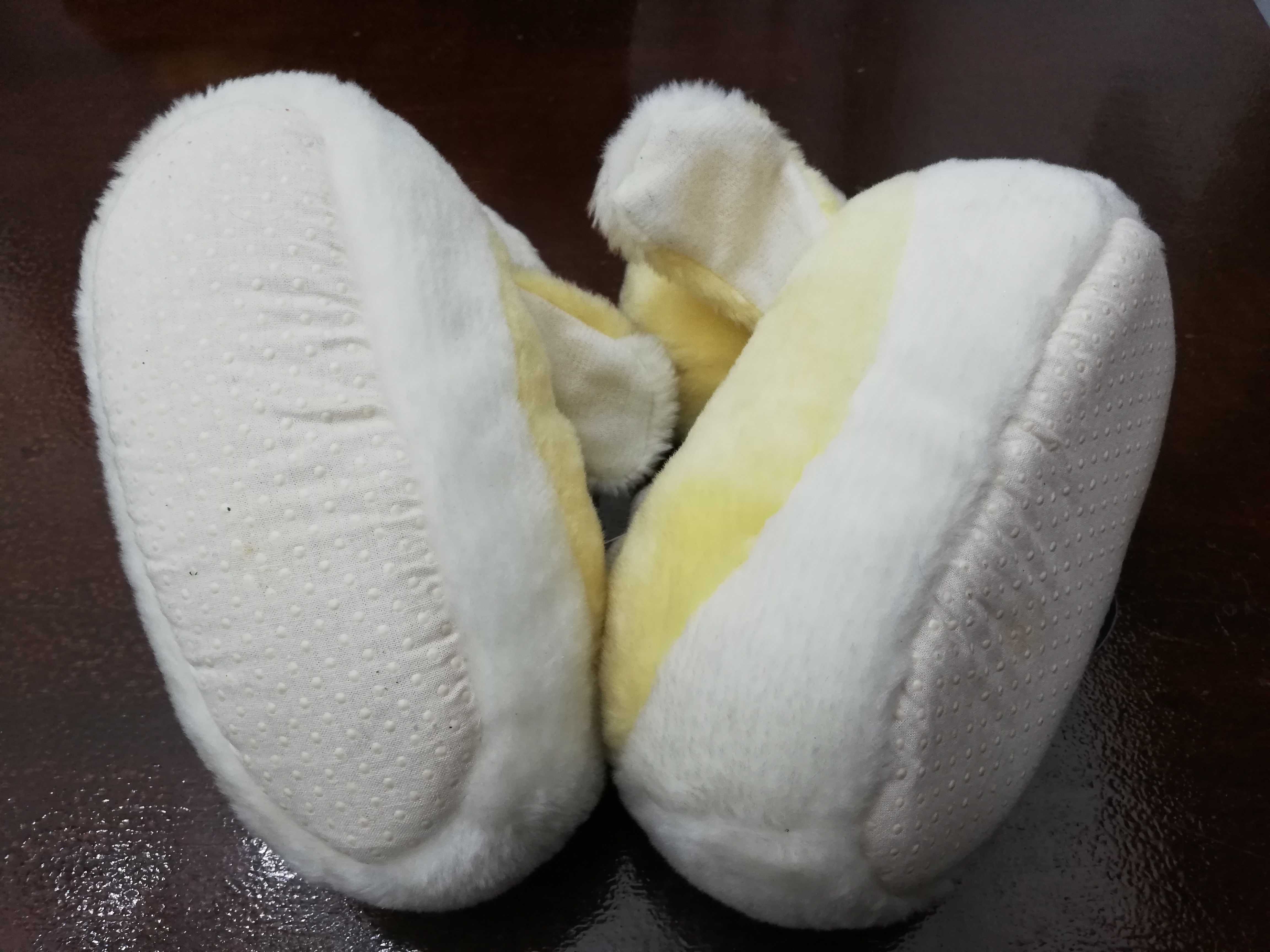 Pantufas criança vintage anos 80 nunca usadas