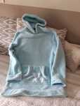 Robe / roupão polar tamanho 3/4, de senhora, com capuz