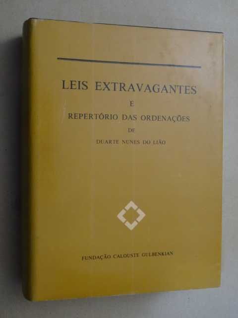 Leis Extravagantes e Repertório das Ordenações de Duarte Nunes do Lião