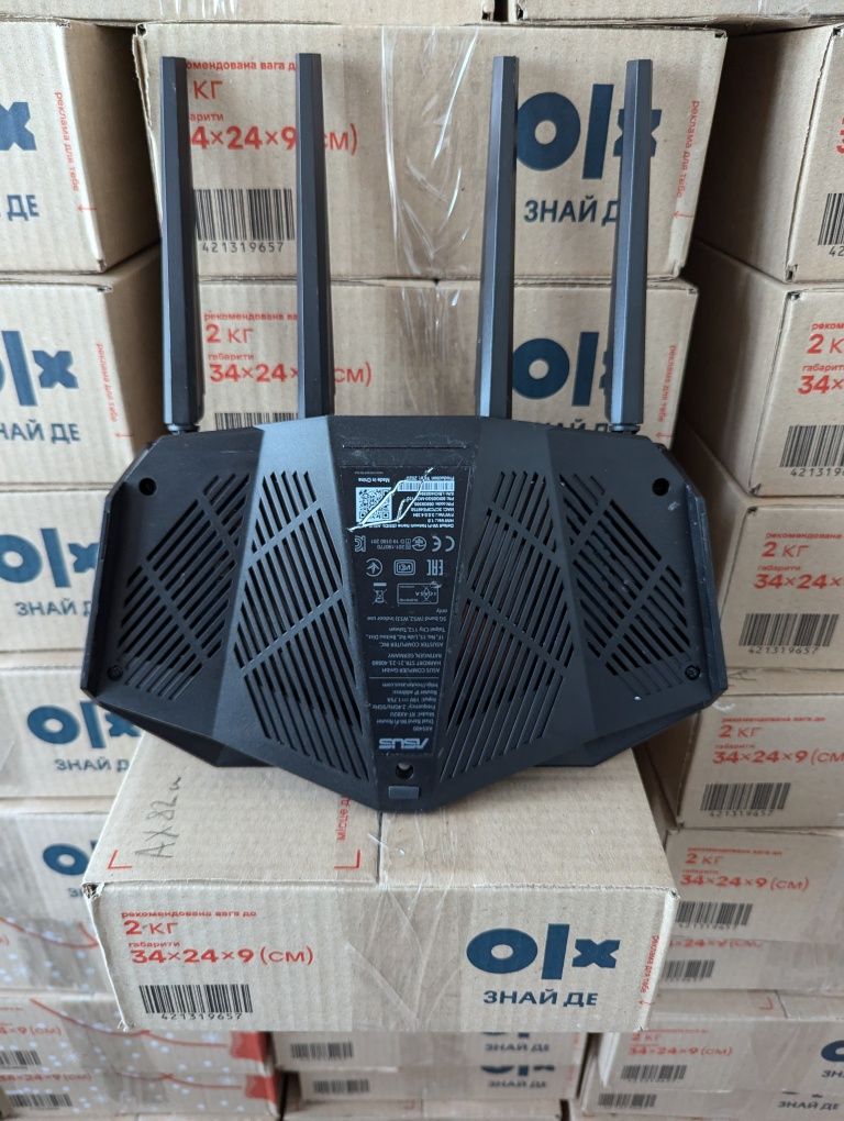 Маршутизатор роутер Asus RT-AX82U Gaming Wifi 6 Router PS5 RGB AiMesh