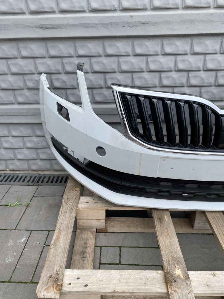 Бампер шкода, Бампер Skoda A7 рест, бампер СуперБ, Бампер SuperB