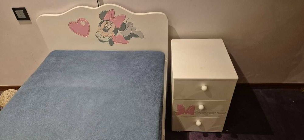 Łóżko 190x90 Meblik MINNIE MOUSE