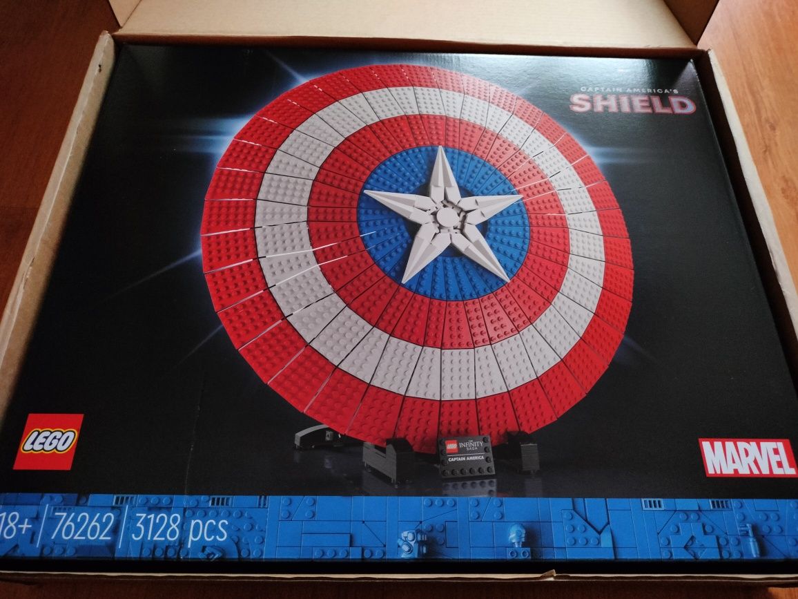 Lego 76262 Marvel Tarcza Kapitana Ameryki Captain America Shield